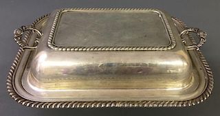 Sterling Silver Covered Vegetable Dish