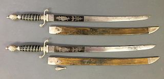 Pair of Austrian Pandur Hanger Swords