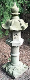 Japanese Cast Stone Garden Lantern