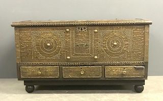 North African Rosewood Blanket Chest