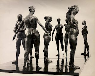 Arlene Love Sculptures "Eight Figures on a Piazza"