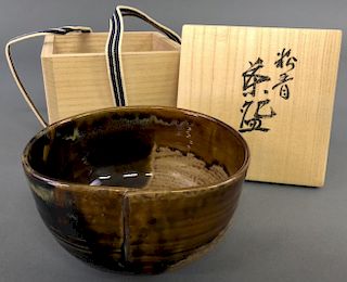 Takatori Ware Oval Tea Bowl