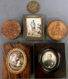 Grouping of Napoleon Portraits, etc.