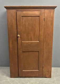 Country Pine One Piece Cupboard