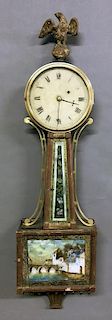Presentation Mahogany Cased Banjo Clock