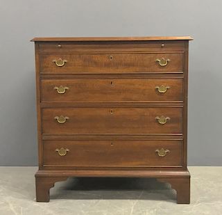 Chippendale Style Mahogany Bachelors Chest