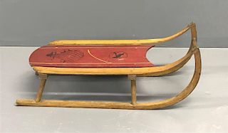 Early Child's Sled