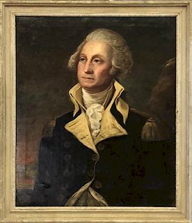 Oil on Canvas Portrait of George Washington