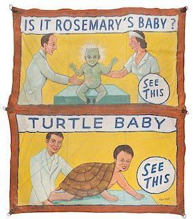 Snap Wyatt, (American, 1905-1984), Rosemary's Baby/Turtle Baby, c. 1970's