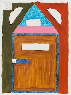 Paul Duhem, (Belgian, 1919-1999), Untitled (Door)