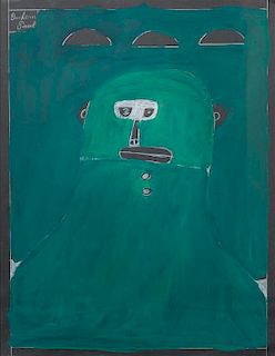 Paul Duhem, (Belgian, 1919-1999), Untitled (Self-Portrait)