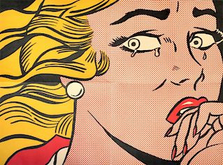 Roy Lichtenstein CRYING GIRL Mailer