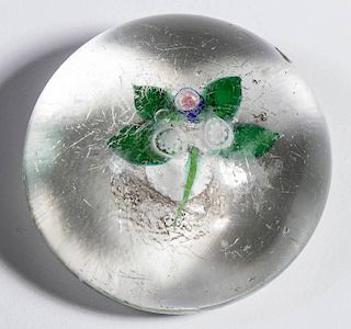 NEW ENGLAND FLORAL MINIATURE PAPERWEIGHT
