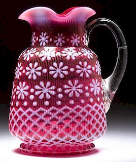 CHRISTMAS SNOWFLAKE - RIBBED WATER PITCHER