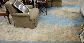 Kirman Oriental carpet. 12' x 17'5".