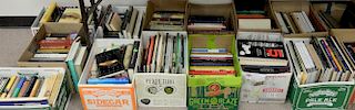 Twenty boxes of hardcover books and Asian catalogs (Christie's, Sotheby's, etc.)