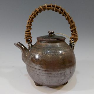 ANTIQUE CHINESE TEAPOT - MARKED
