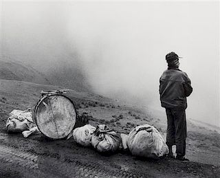 Flor Garduno, (Mexican, b. 1957), Musicians in Nowhere, Escoma, Boliva, 1990