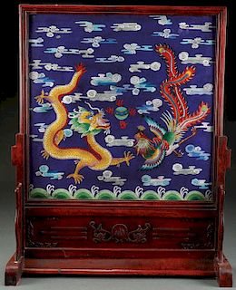A LARGE AND IMPRESSIVE CHINESE CLOISONNÉ AND GILT