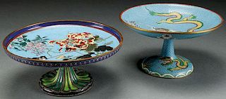 A PAIR OF VINTAGE CHINESE CLOISONNÉ ENAMELED