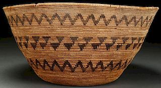 A LARGE INTERESTING SOUTHWEST OR CALIFORNIA WOVEN