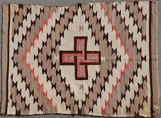 TWO NAVAJO RUGS, 1ST HALF OF THE 20TH CENTURY