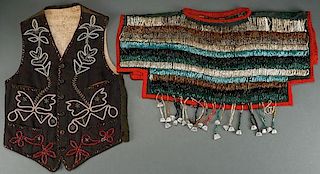 A PLATEAU OR NORTHERN PLAINS GIRL'S BEADED DANCE