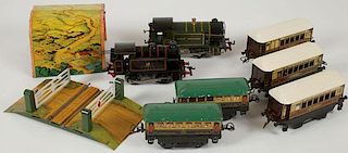 TWO MECCANO HORNBY TOY TRAINS, EARLY 20TH CENTURY