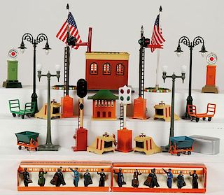 A GROUP OF MOSTLY M.T.H. STANDARD GAUGE TOY TRAIN