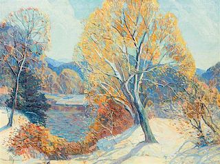 * Carl Rudolph Krafft, (American, 1884-1938), Landscape