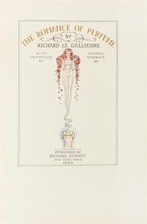 [BARBIER, George, illustrator]. - LE GALLIENNE, Richard. The Romance of Perfume. New York & Paris: Richard Hudnut, 1928.  FIR