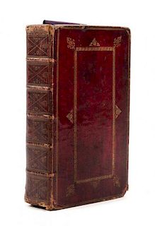 BINDING]. BOOK OF COMMON PRAYER, English. Cambridge: John Archdeacon. Contemporary red calf gilt.