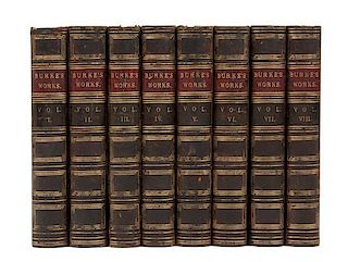 * BURKE, Edmund (1729-1797). Works. London: Francis & John Rivington, 1852.  8 volumes.
