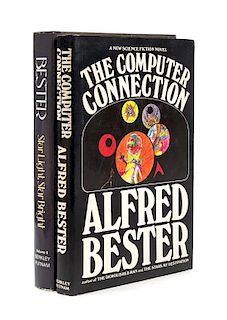 BESTER, Alfred (1913-1987). A The Computer Connection. 1975. - Star Light, Star Bright. 1976. Both FIRST EDITIONS.