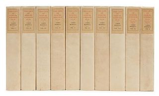 * BOSWELL, James (1740-1795). Life of Samuel Johnson. New York: for Gabriel Wells by Doubleday, Page and Company, 1922. LIMIT