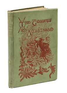BRADSHAW, William R. (1851-1927). The Goddess of Atvatabar. New York: J. F. Douthitt, 1892.  FIRST EDITION, PRESENTATION COPY