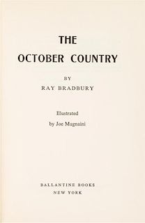 BRADBURY, RAY (1920-2012). The October Country. New York: Ballantine Books, 1955.