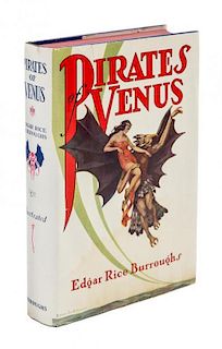BURROUGHS, Edgar Rice (1875-1950). Pirates of Venus. Tarzana, CA: Edgar Rice Burroughs, Inc. Publishers, 1934. FIRST EDITION.