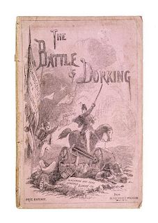 [CHESNEY, George Tomkyns]. The Battle of Dorking: Reminiscences of a Volunteer. Edin. & London, 1871. ORIGINAL WRAPPERS. FIRS