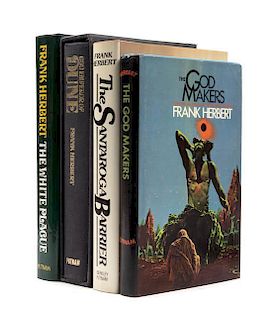 HERBERT, Frank (1920-1986). A group of 4 works by Frank Herbert, including 3 FIRST EDITIONS.