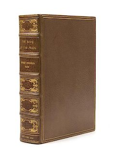 * KUNZ, George Frederick (1858-1932). The Book of the Pearl. New York: The Century Co., 1908. PRESENTATION COPY, FINELY BOUND