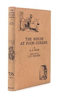MILNE, Alan Alexander (1882-1956). The House at Pooh Corner. London: Methuen & Co., 1928.
