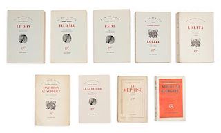 * NABOKOV, Vladimir. A group of works in original wrappers, primarily published by Gallimard, including a few Limited Edition