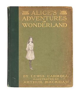RACKHAM, Arthur, illustrator. -- DODGSON, Charles ("Lewis Carroll"). Alice's Adventures in Wonderland. London, [1907].