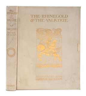 RACKHAM, Arthur, illustrator. -- WAGNER, Richard (1813-1883). The Rhinegold and the Valkyrie. London: William Heinemann, 1910