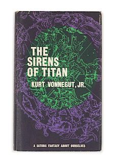 VONNEGUT, Kurt, Jr. (1922-2007). The Sirens of Titan. Boston: Houghton Mifflin Company, 1961.  FIRST HARDCOVER EDITION.