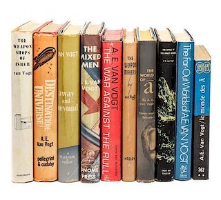 VAN VOGT, Alfred Elton (1912-2000). A group of 13 works by A.E. van Vogt, most FIRST EDITIONS.