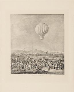 [AERONAUTICS & BALLOONING]. A group of works. Together 7 volumes.