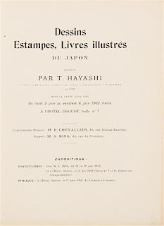 HAYASHI, Tadamasa (1853-1906). Objects d'Art du Japon et de la Chine... Paris: Durand-Ruel, 1902.