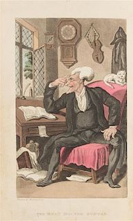 COMBE, William (1742-1823). The Tour of Doctor Syntax... A Poem. London: R. Ackermann, 1820. 2 volumes.